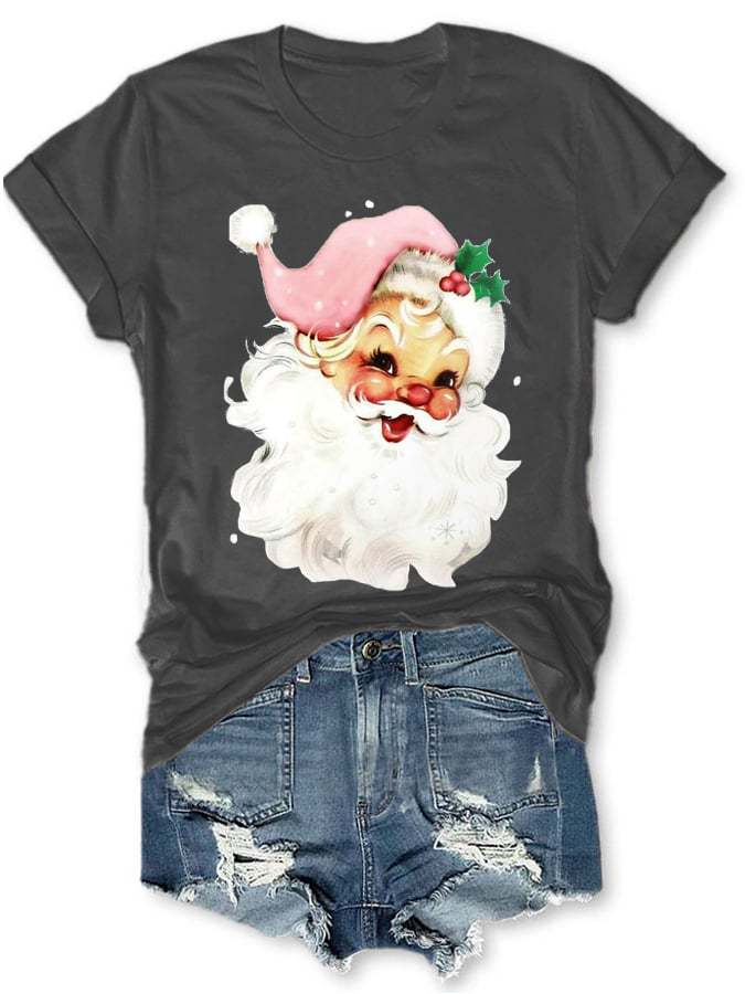 Christmas Santa Claus Print T-Shirt🎅