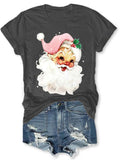 Christmas Santa Claus Print T-Shirt🎅