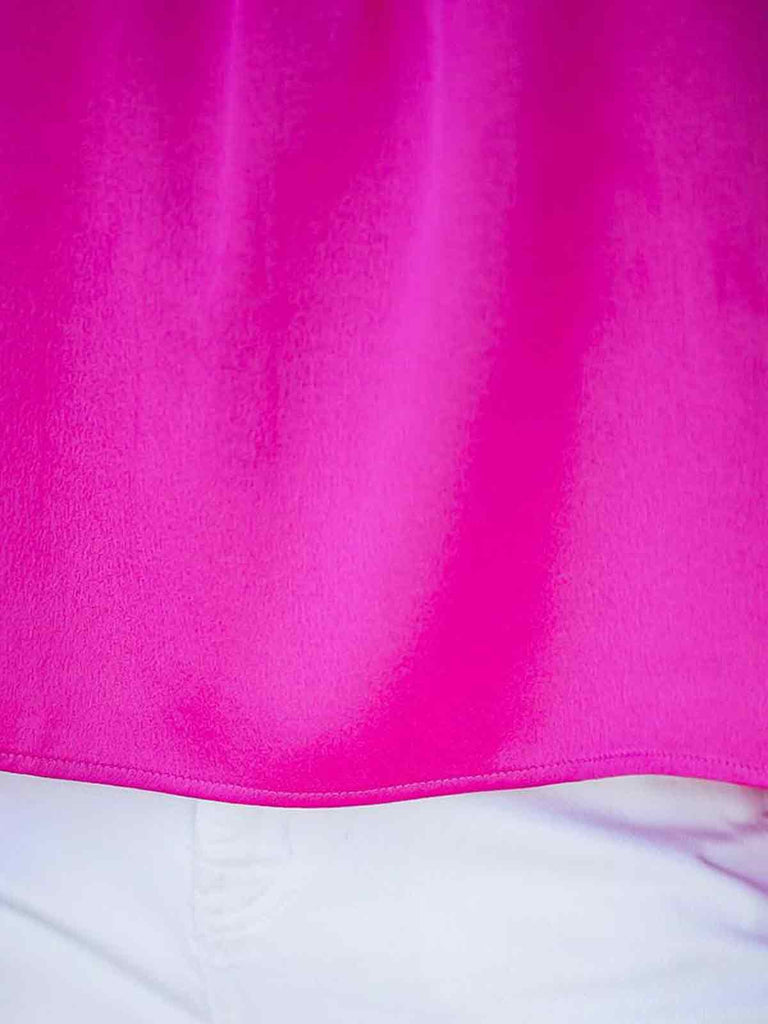 Plain Sleeveless Dip Hem Top