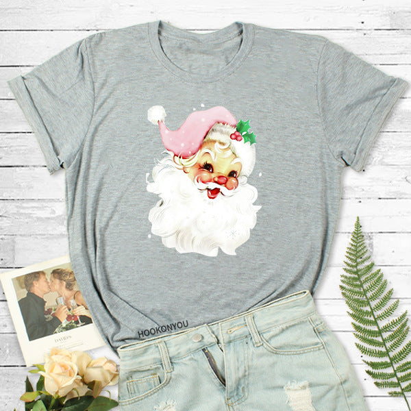 Christmas Santa Claus Print T-Shirt🎅