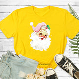 Christmas Santa Claus Print T-Shirt🎅