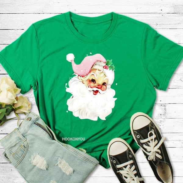 Christmas Santa Claus Print T-Shirt🎅
