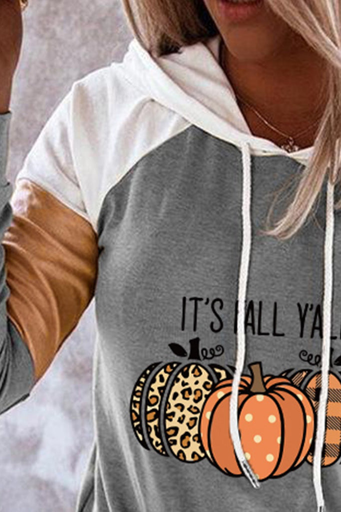 Women's Hoodies Pumpkin Print Hoodie