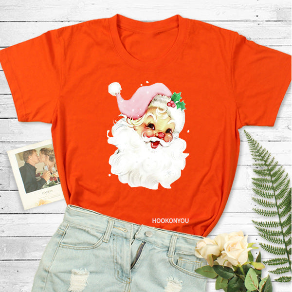 Christmas Santa Claus Print T-Shirt🎅