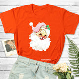 Christmas Santa Claus Print T-Shirt🎅
