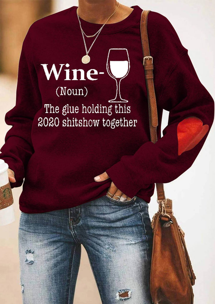 Wine Glass Sweatshirt