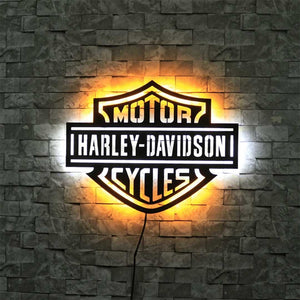 Personalized Motorcycle Neon LED Wall Art