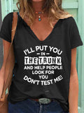 I'll Put You in the Trunk V-neck Tee
