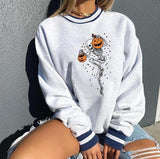Skeleton Pumpkin Halloween Sweatshirt