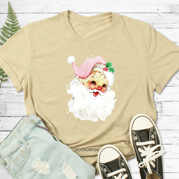 Christmas Santa Claus Print T-Shirt🎅