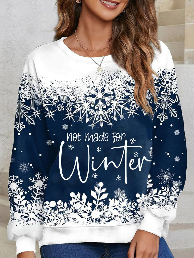 Not Made For Winter Snowflakes Shirt