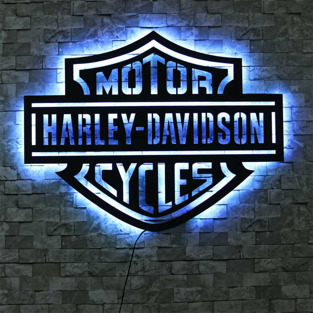 Personalized Motorcycle Neon LED Wall Art