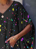 V Neck Oversized Casual Top