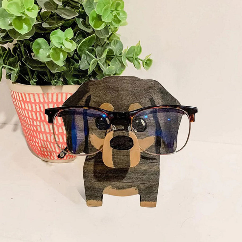 Tony-Handmade Corgi Glasses Stand Art Gift