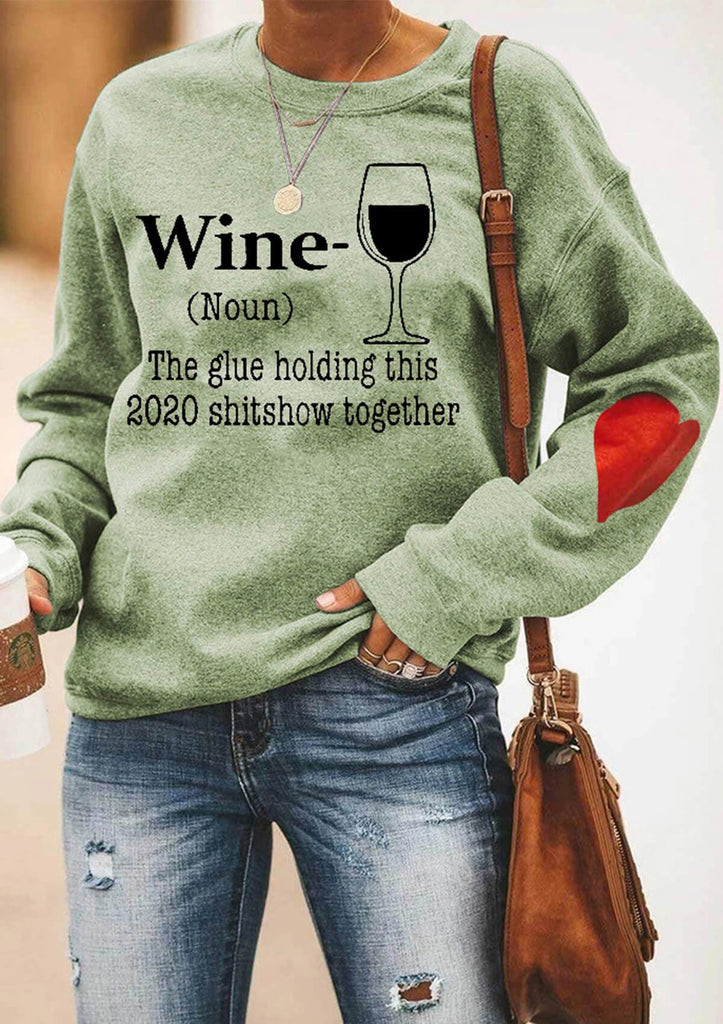Wine Glass Sweatshirt