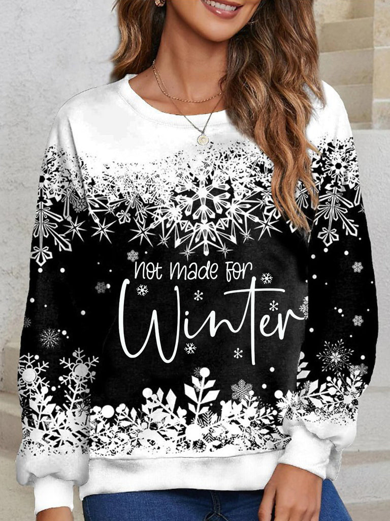 Not Made For Winter Snowflakes Shirt