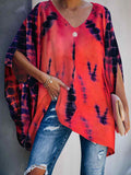 V Neck Oversized Casual Top