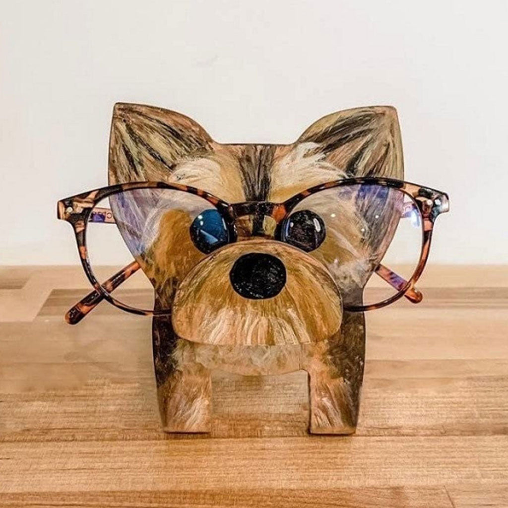 Tony-Handmade Corgi Glasses Stand Art Gift