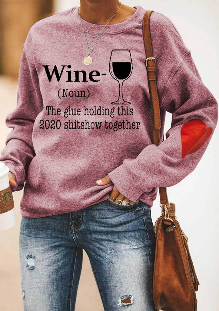 Wine Glass Sweatshirt