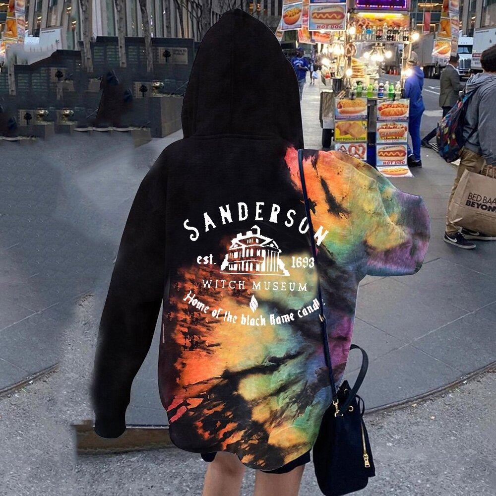 Tie Dye Color Block Sanderson Hoodie