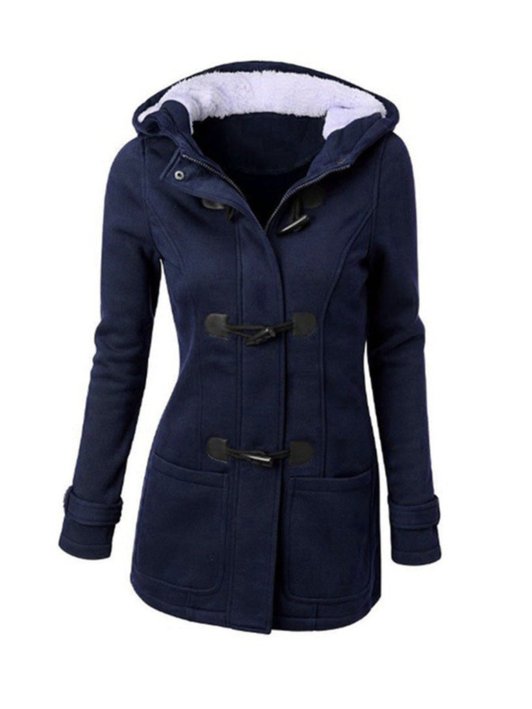 Button Down & Zip Fleece Hoodie Parka Jackets Coat