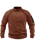 Tactical Soft Shell Zip Warm Fleece Sweater