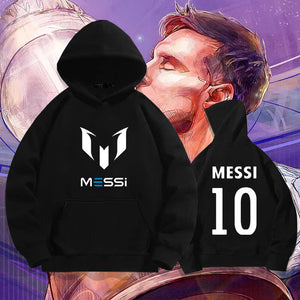 MESSI 10 Hooded Sweatshirt with Kangaroo Pocket