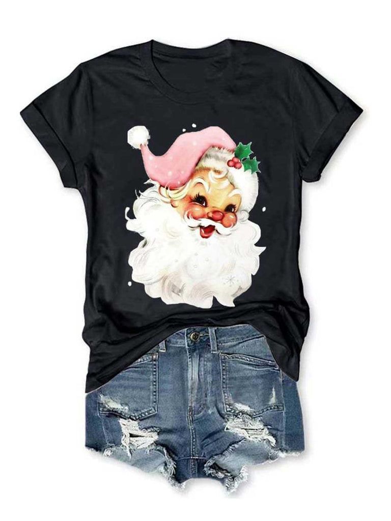 Christmas Santa Claus Print T-Shirt🎅