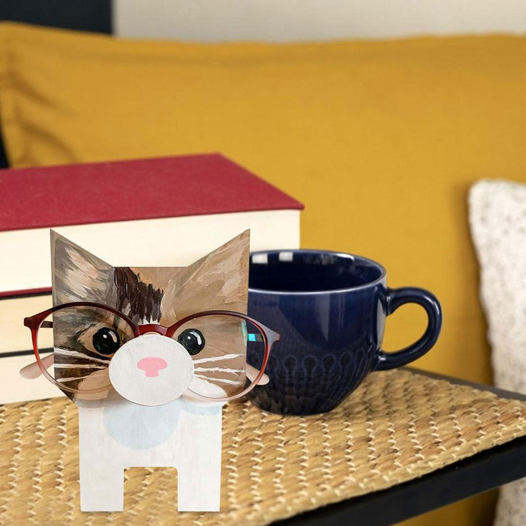 Tony-Handmade Corgi Glasses Stand Art Gift