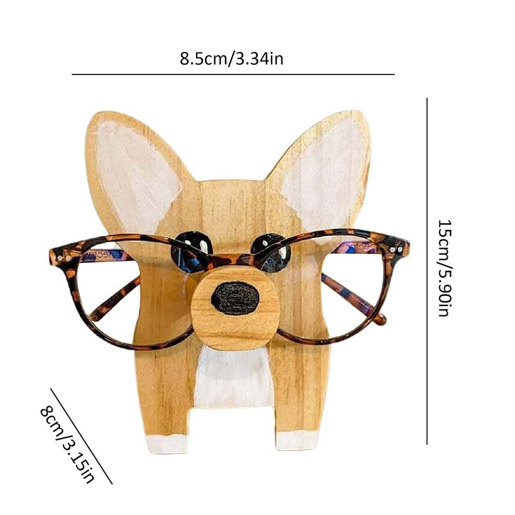 Tony-Handmade Corgi Glasses Stand Art Gift