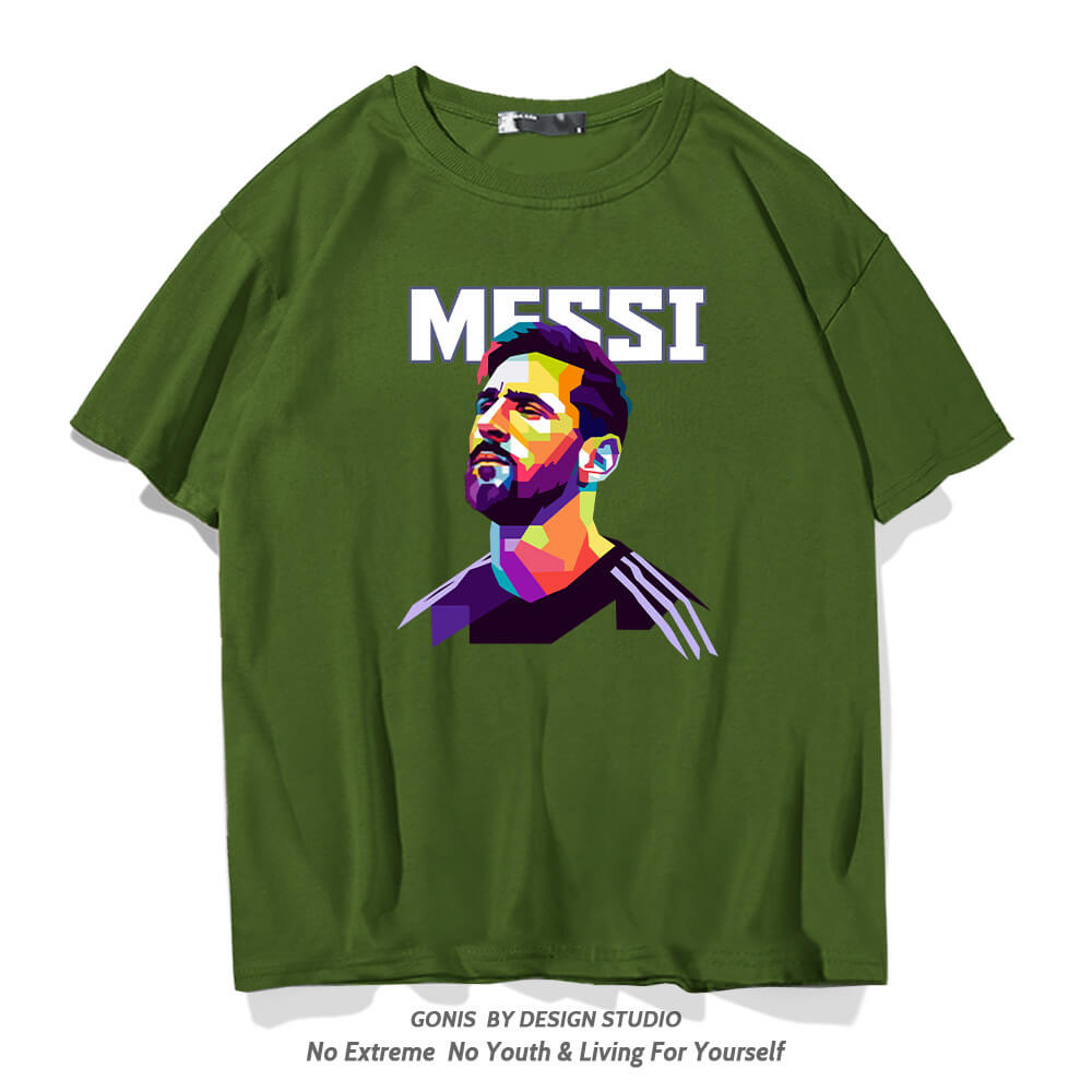 MESSI 10 Solid Color T-shirt