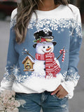 Snowman&Snowflake Print Tops ⛄︎