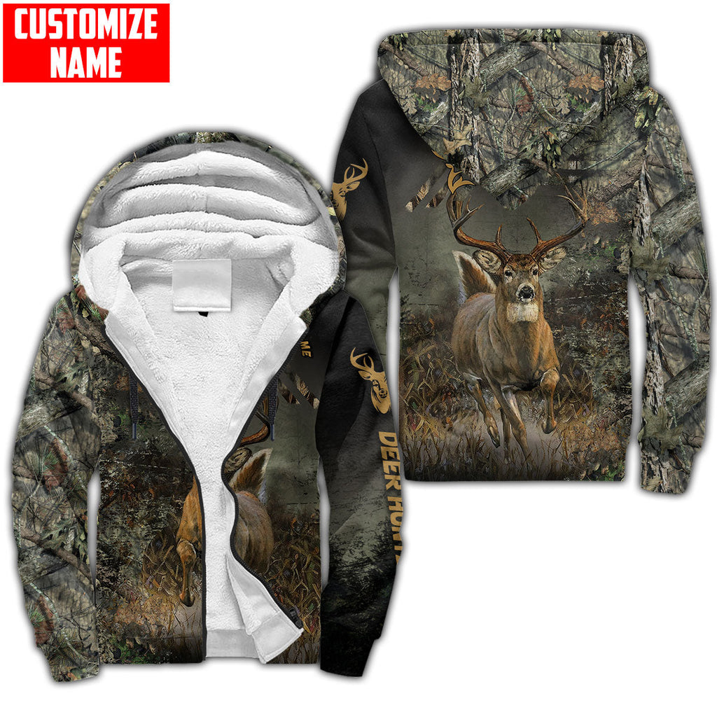 Personalized Name Deer Hunting Camo Unisex Shirts