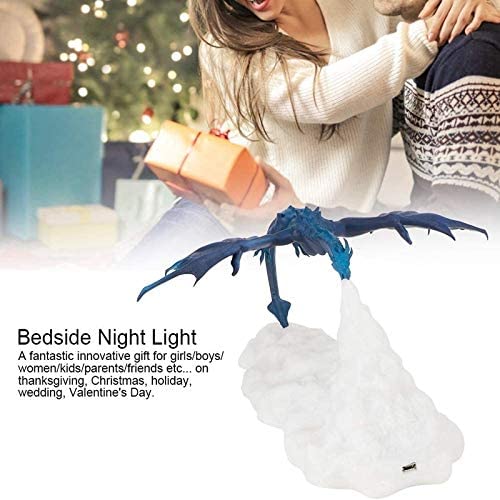 3D Printed LED Fire Dragon Night Light