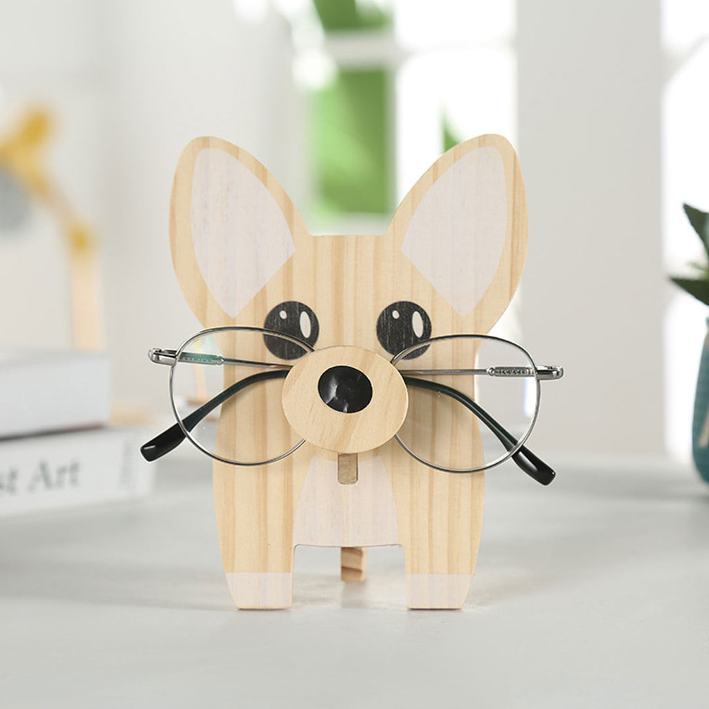 Tony-Handmade Corgi Glasses Stand Art Gift