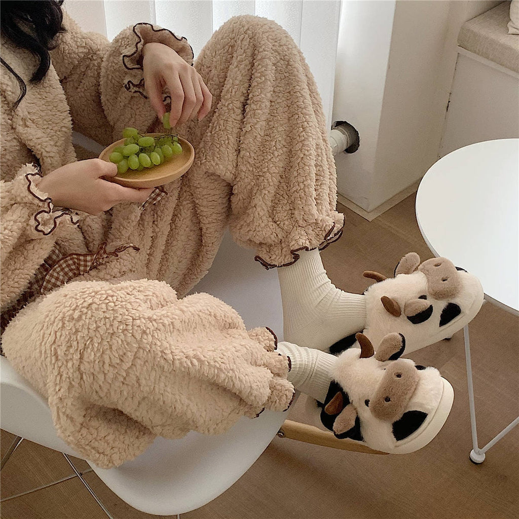 Cute Cow Slippers