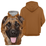 Unisex 3D Graphic Hoodies Animals Dogs German Shepherd