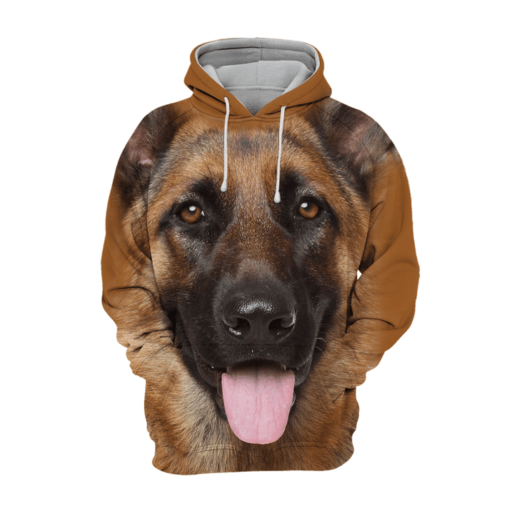 Unisex 3D Graphic Hoodies Animals Dogs German Shepherd
