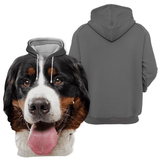 Unisex 3D Graphic Hoodies Animals Dogs Bernese Mountain Cute
