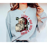 Funny Santa Beard Sweatshirt