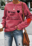 Wine Goblet Sweatshirt