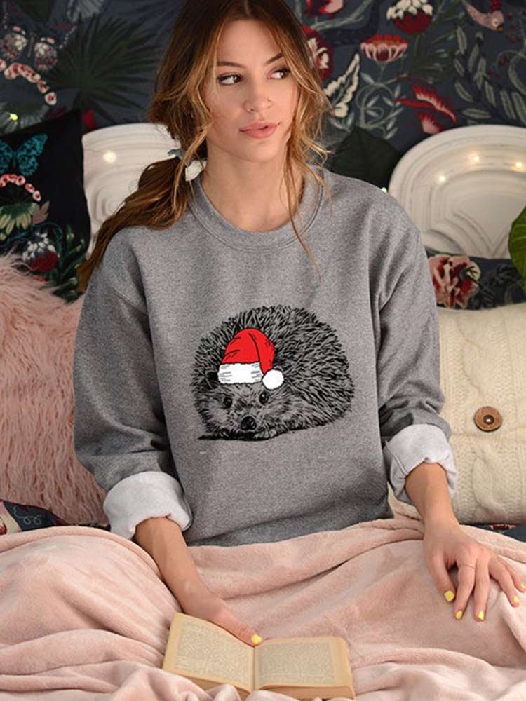 Hedgehog Christmas Sweatshirt