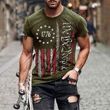 Men's 1776 Vintage USA Flag T-Shirt