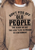 Letter Print Sweatshirt