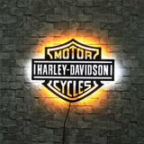 Personalized Motorcycle Neon LED Wall Art