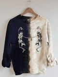 Tie Dye Dance Skull Sweatshirt