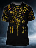 Helm Of Awe Symbol - Viking 3D All Over Printed Hoodie