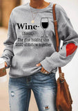 Wine Goblet Sweatshirt