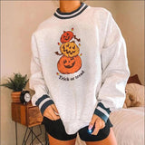 Treat or Tread Halloween Sweatshirt