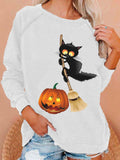 Funny Cat Halloween Sweatshirt